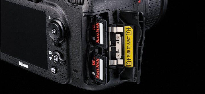 Обзор Nikon D7100 - камера с записью RAW и JPEG файлов на две карты памяти SD/SDXC