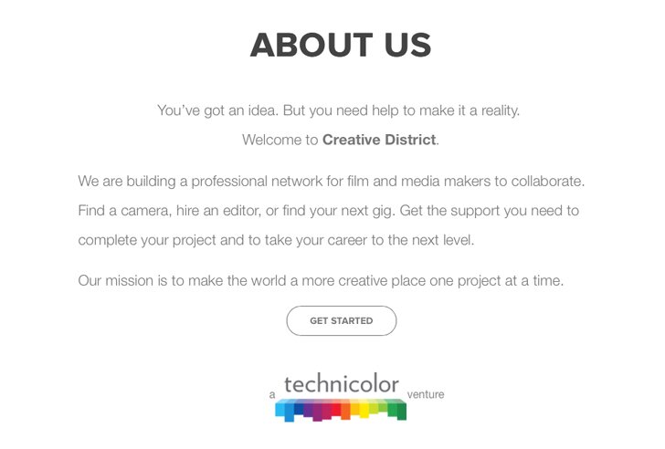 Creative District - новая социальная сеть для кинематографистов